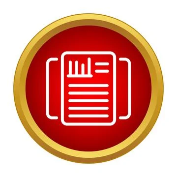 Business document analyzing report data icon design Illustration