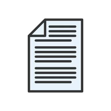 Business Document Icon Stock Illustration