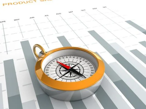 Business document in office workplace Illustrazione stock
