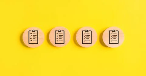 Business document paper icon, Document Management System, DMS Foto stock