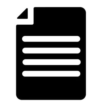 Business Document Vector Illustrazione stock