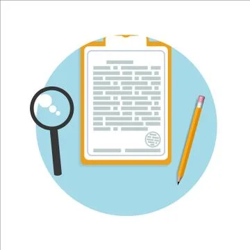 Business documents concept Stock Illustration