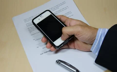 Business documents. Foto stock