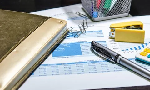 Business documents Foto stock