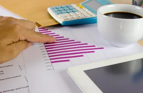 Business documents Foto stock