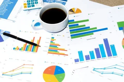 Business documents Foto stock