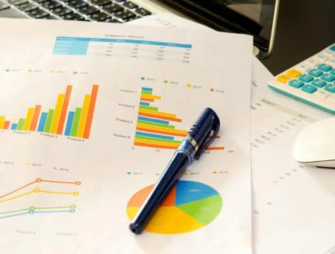 Business documents Stock Photos