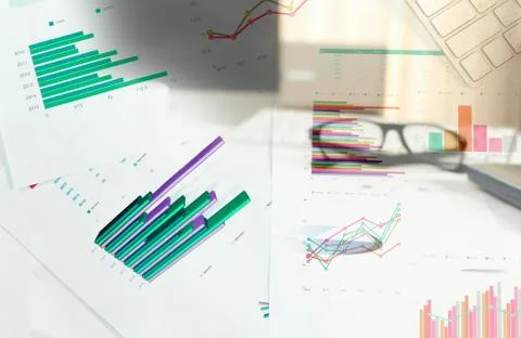 Business documents Foto stock