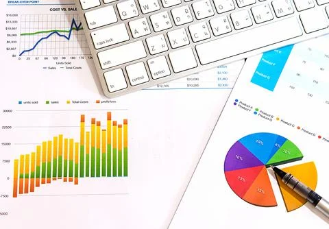 Business documents Stock Photos
