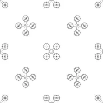 Business drone pattern seamless vector Stockillustratie