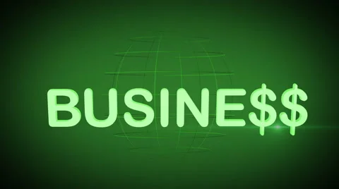 Business with Earth on the back background. Stock Footage 67438593