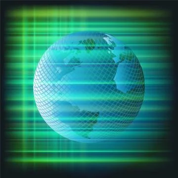 Business earth background Stock Illustration
