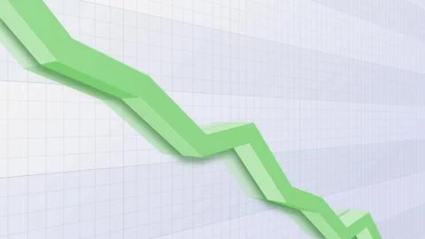 Business Economy Data Graph Chart Bar Growth Success 3D illustration backgro Stock Illustration