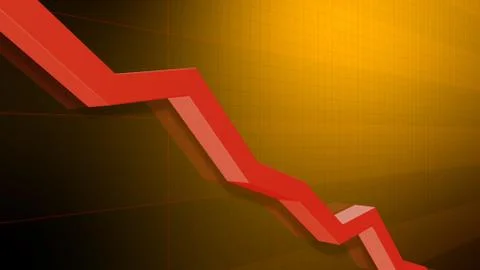 Business Economy Data Graph Chart Bar Growth Success 3D illustration backgro Stock Illustration