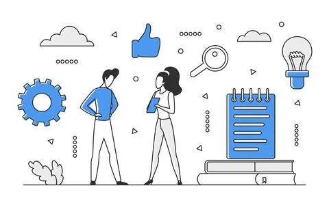 Business effective task management Illustrazione stock
