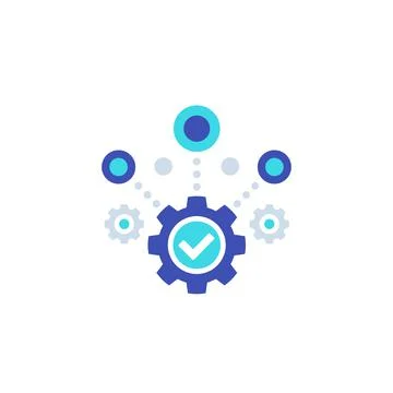 Business efficiency concept, vector icon Stock Illustration