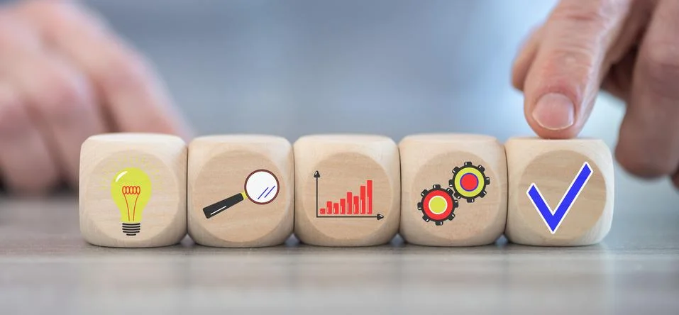 Business efficiency validation concept Stock Photos