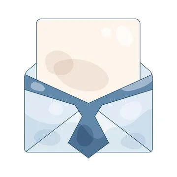 Business email Stock Illustration