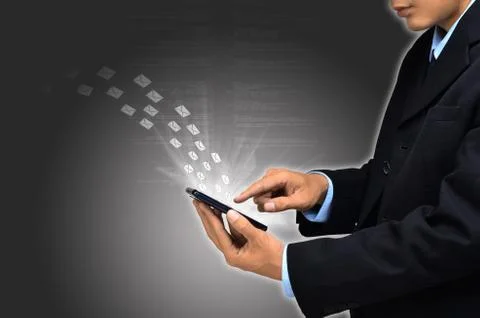 Business email Stock Photos