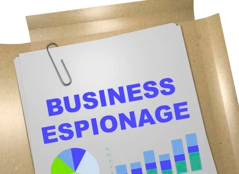 Business Espionage concept Stock Illustration