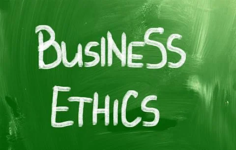 Business ethics concept Stock Illustration