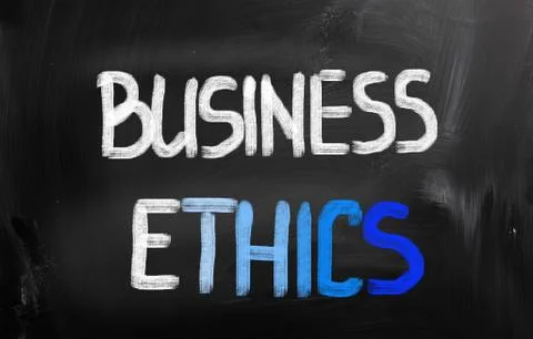 Business ethics concept Illustrazione stock