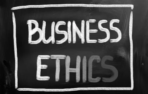 Business ethics concept Illustrazione stock