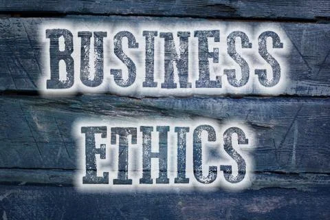 Business ethics concept Illustrazione stock