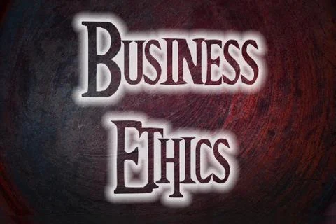 Business ethics concept イラスト素材