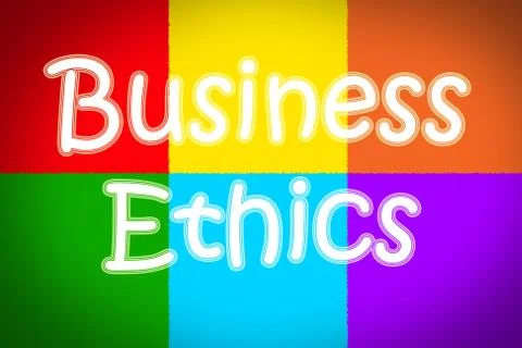 Business ethics concept Stock Illustration