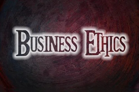 Business ethics concept Stock Illustration