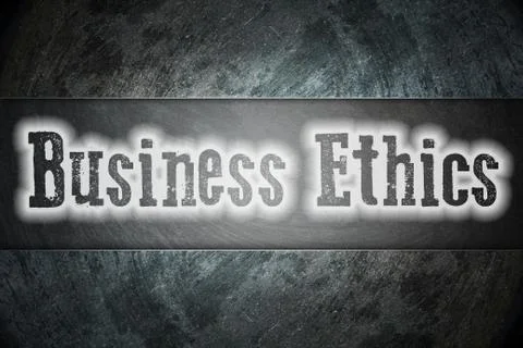 Business ethics concept Stock Illustration