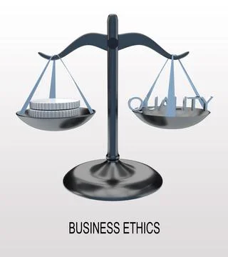 BUSINESS ETHICS concept イラスト素材