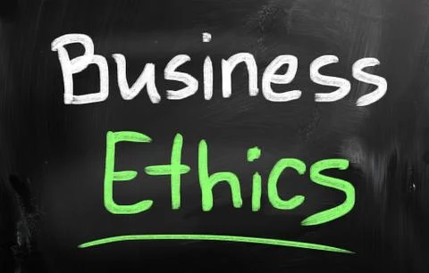 Business ethics Illustrazione stock