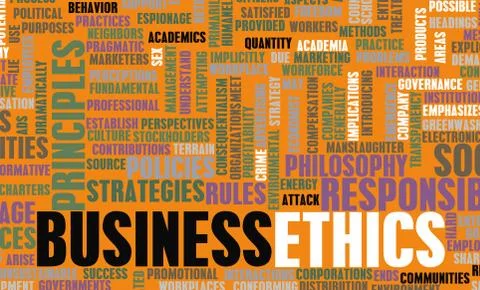 Business Ethics Illustrazione stock