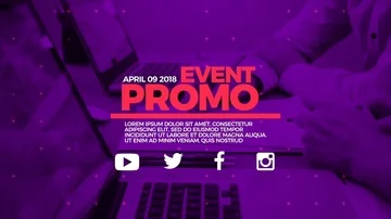 Business Event Promo 스톡 After Effects