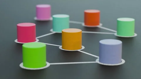 Business Evolution Pathway: Development Phases, Linked System Stock Footage 311129434