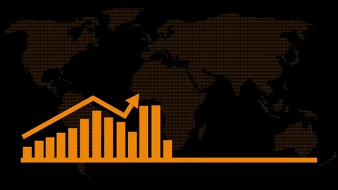 Business Expansion Analytics Animation with Financial Growth Metrics Stock Footage 337010205