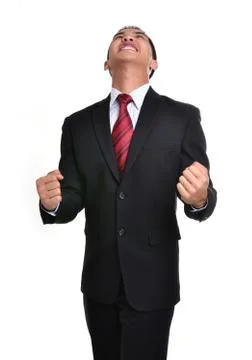 Business expression worry Foto stock