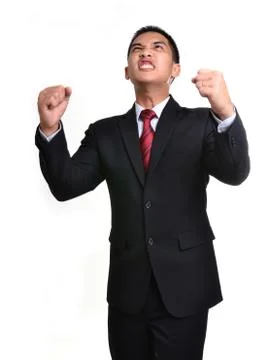 Business expression worry Foto stock
