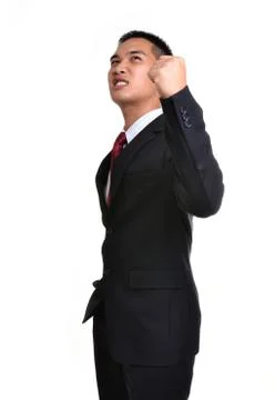 Business expression worry Foto stock