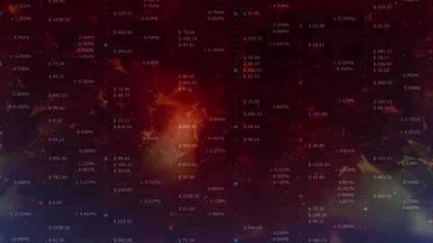 Business failure collapse data animation Stock Footage 320498304