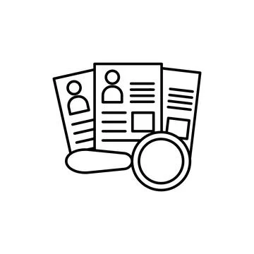 Business, finance, documents icon. Element of business icon Stock Illustration