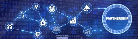 Business finance technology background with digital data and network connec.. Stock Footage 332396215
