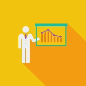 Business Flat Icon Stock Illustration