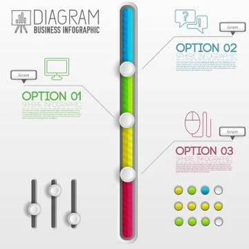 Business flat infographic template with text fields. Vector Illu イラスト素材
