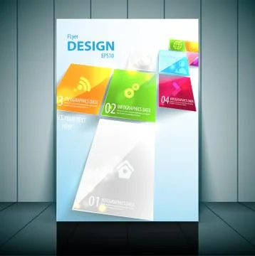 Business Flayer Template Stock-Illustration