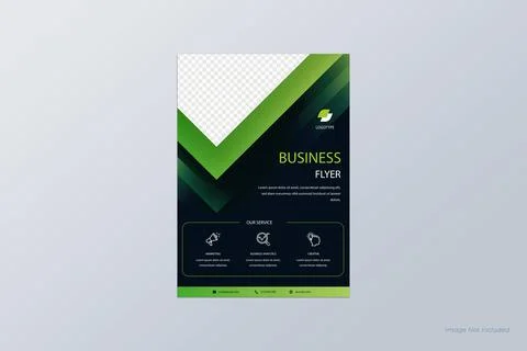 Business Flyer Design Pro Vector Template premium  design Stock Illustration