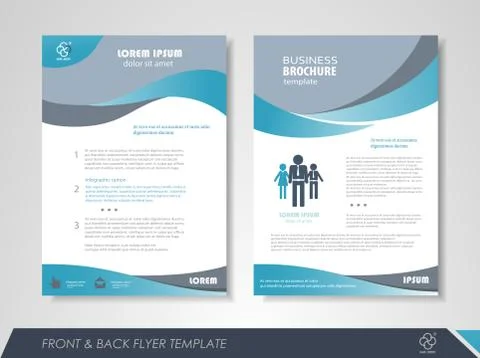 Business flyer Stock Illustration