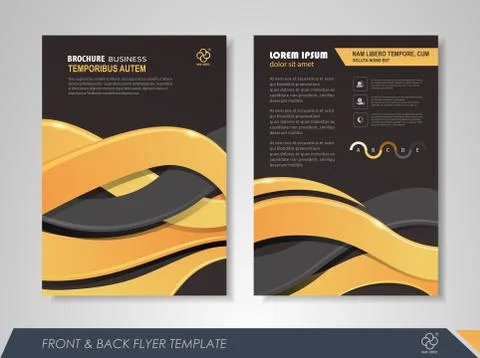 Business flyer Stock Illustration